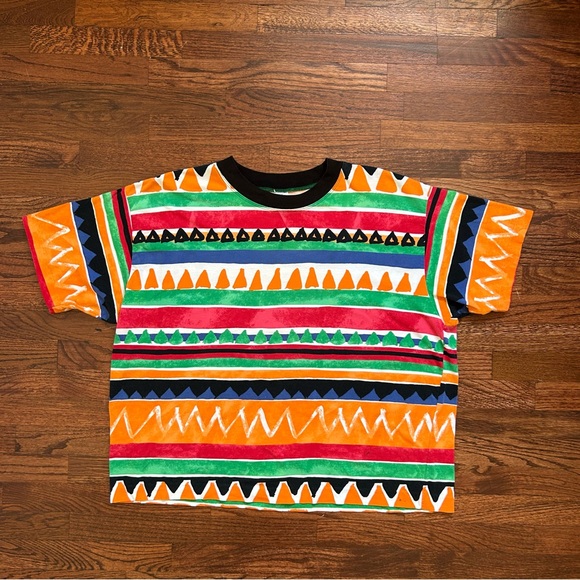 United Colors Of Benetton Tops - Vintage Benetton Tribal Print Tee